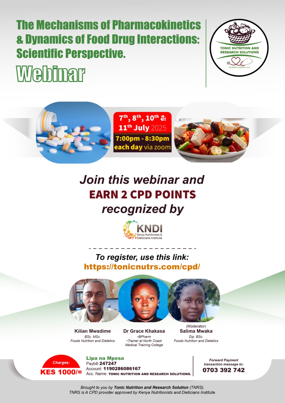 Upcoming CPD Webinar